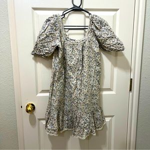 Urban outfitters baby doll flower print dress
